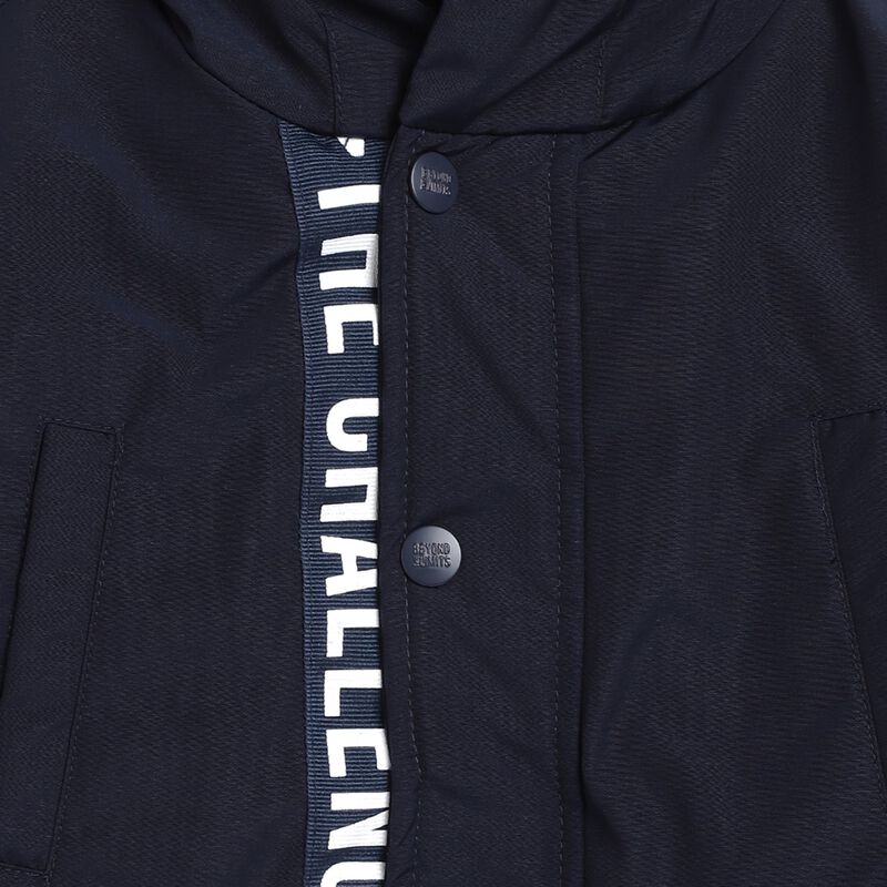 Boys Dark Blue Long Sleeve Jacket image number 3